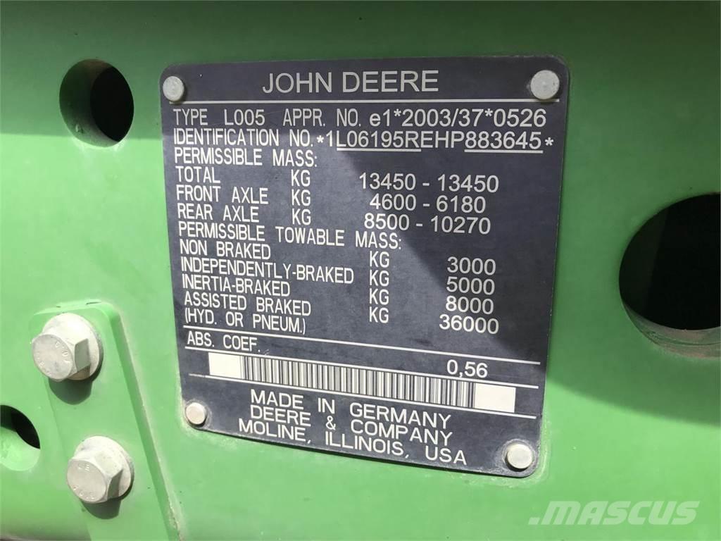 John Deere 6195R Τρακτέρ