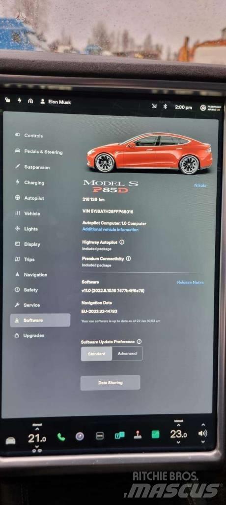 Tesla Model S P85D Αυτοκίνητα