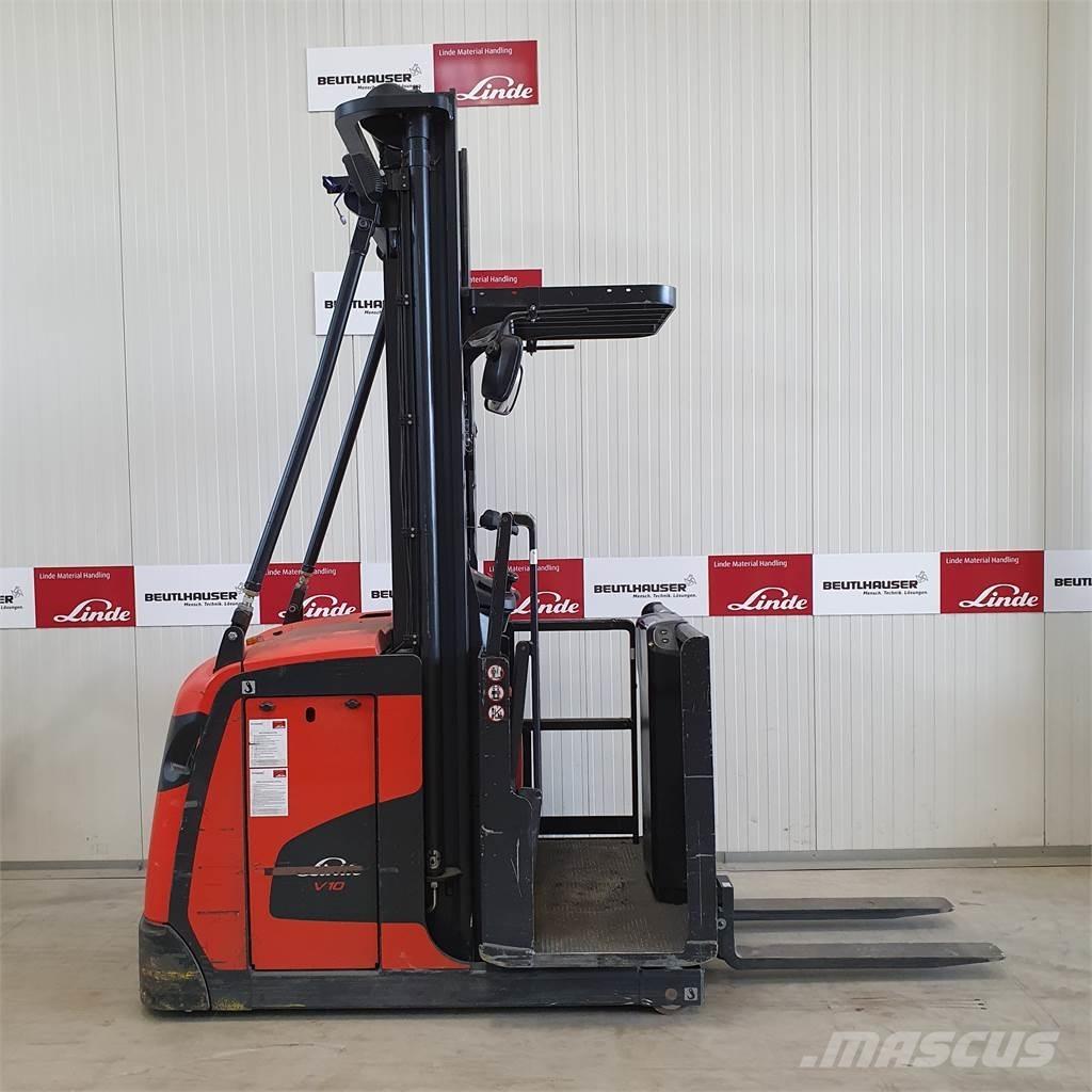 Linde V10 Περονοφόρο ανυψωτικό συλλογής παραγγελιών μεγάλου ύψους
