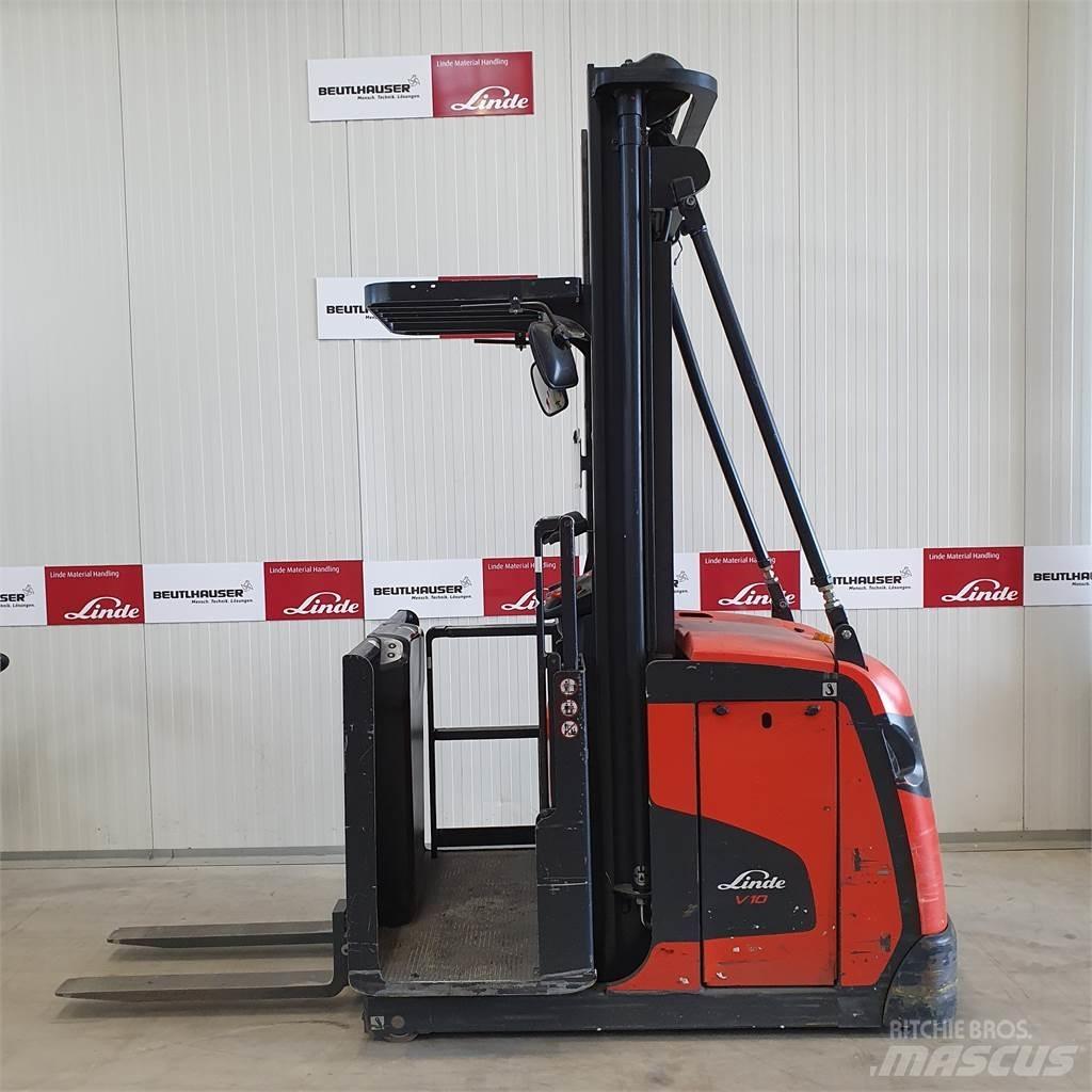 Linde V10 Περονοφόρο ανυψωτικό συλλογής παραγγελιών μεσαίου ύψους