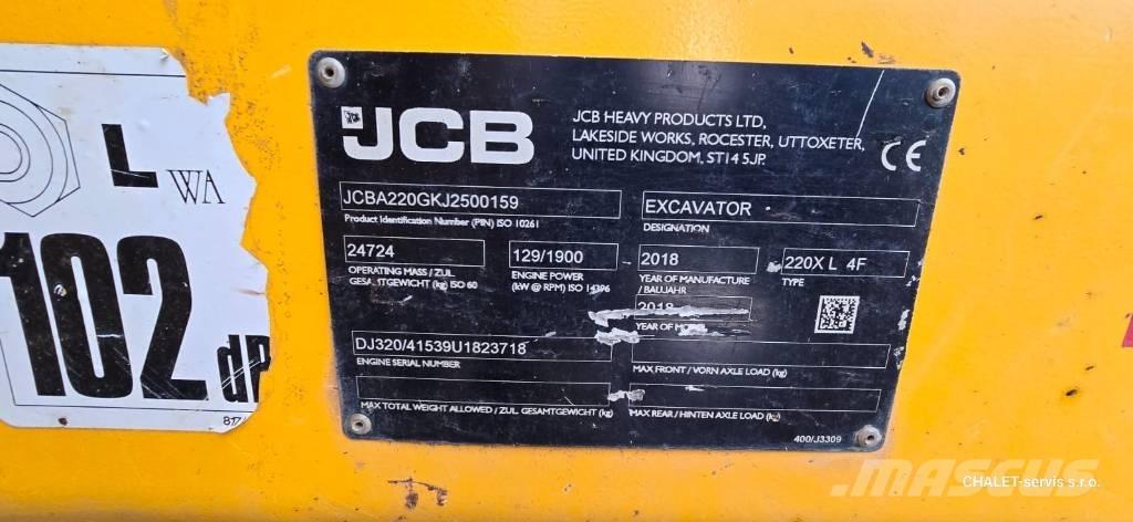 JCB 220 XL 4F Εκσκαφείς με ερπύστριες