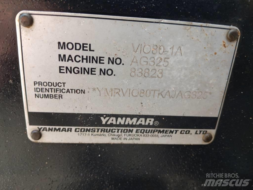 Yanmar ViO80-1a Εκσκαφείς με ερπύστριες