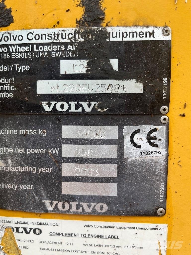 Volvo L 220 E Φορτωτές με λάστιχα (Τροχοφόροι)