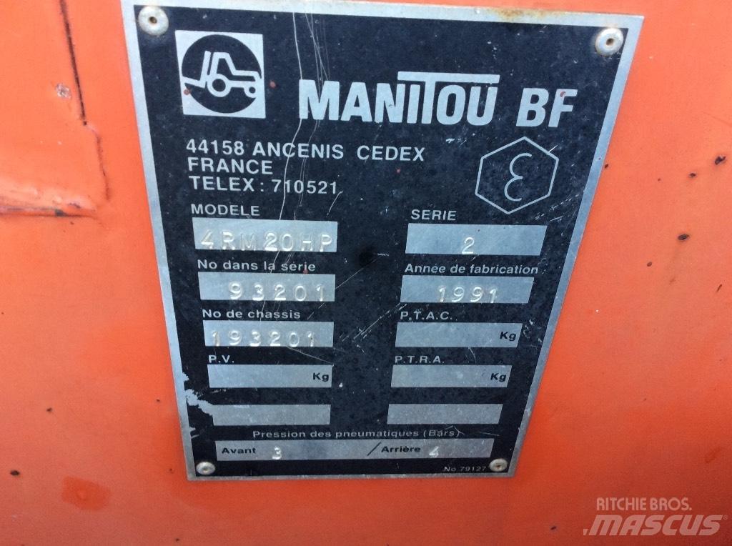 Manitou 4 RM 20 HP Μετάδοση