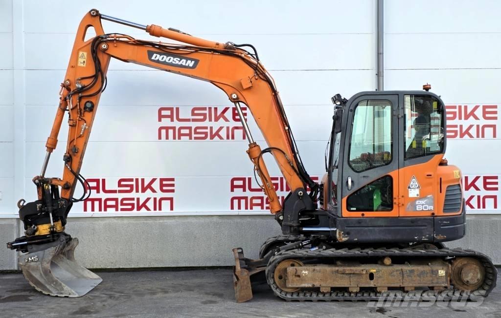 Doosan DX 80 R Μίνι εκσκαφείς 7t - 12t
