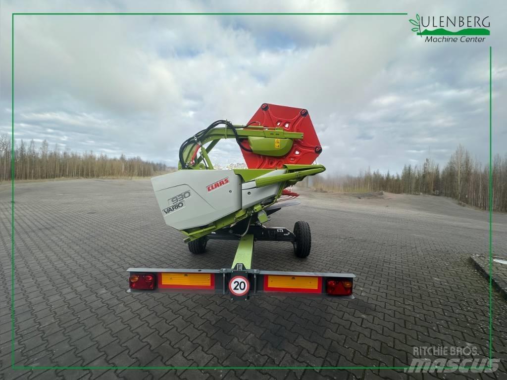 CLAAS Vario 930 Κεφαλές θεριζοαλωνιστικών μηχανών