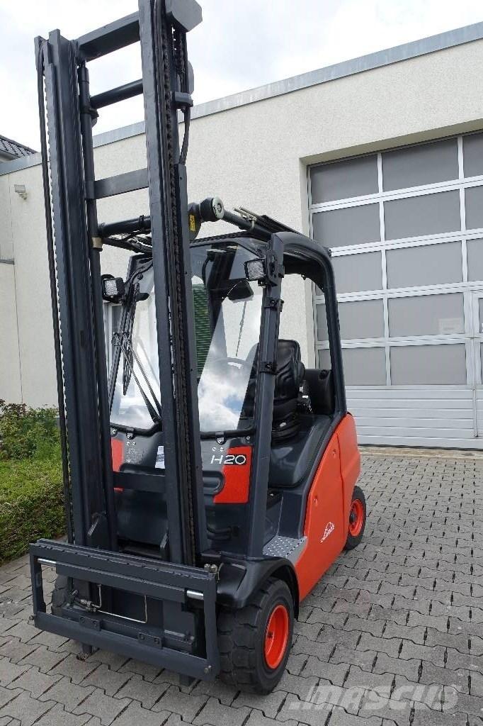 Linde H20T-01 Περονοφόρα ανυψωτικά κλαρκ με φυσικό αέριο LPG