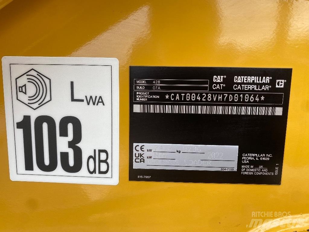 CAT 428 Εκσκαφείς Φορτωτές τύπου JCB