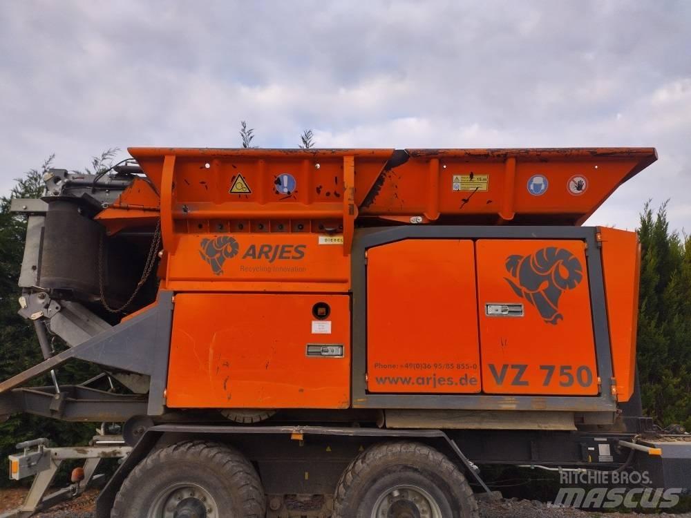 Arjes VZ 750 Τεμαχιστές αποβλήτων