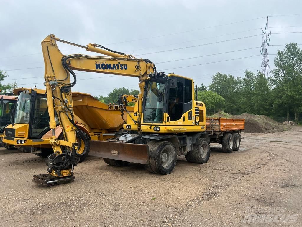 Komatsu PW 148 Εκσκαφείς με τροχούς - λάστιχα