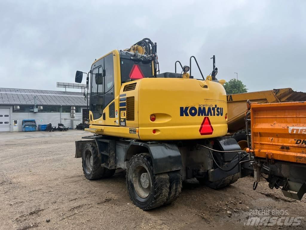 Komatsu PW 148 Εκσκαφείς με τροχούς - λάστιχα