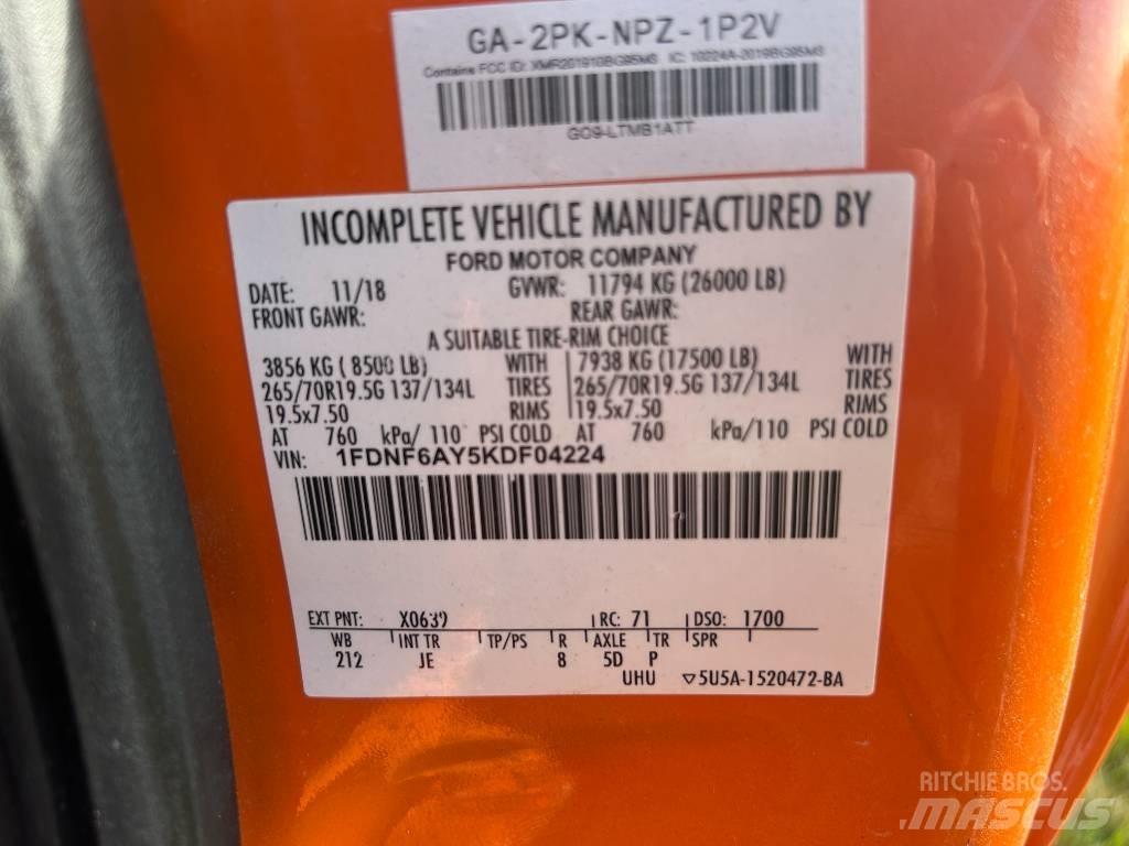 Ford F650 Φορτηγά Kαρότσα με ανοιγόμενα πλαϊνά