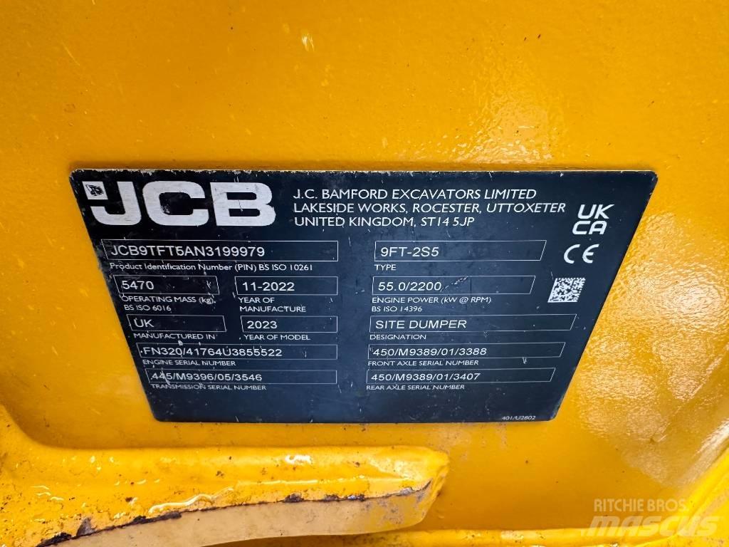 JCB 9 Ton Dumper Dumpers εργοταξίου
