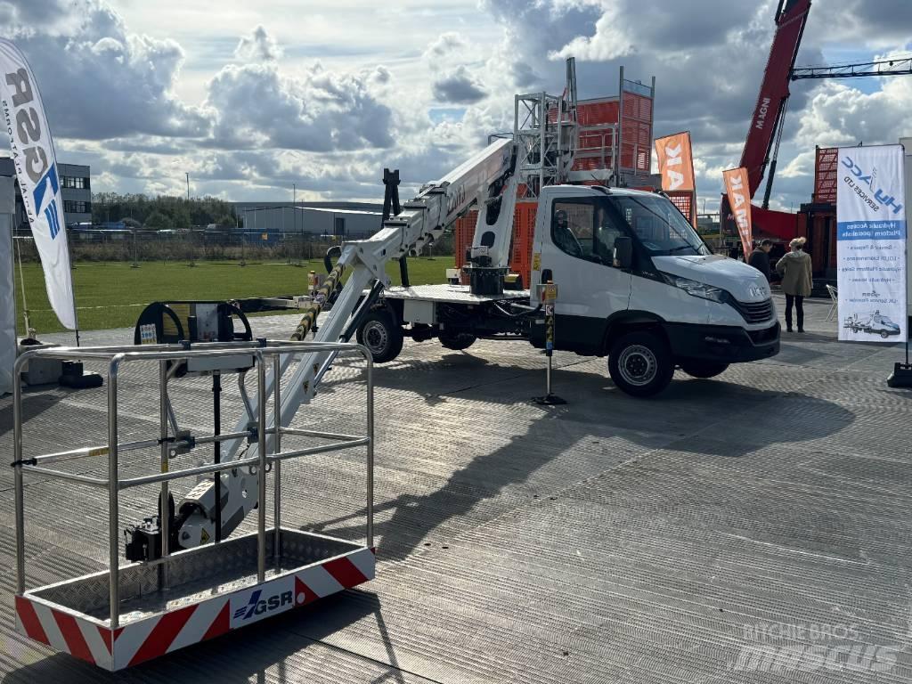GSR B220TJ Εναέριες πλατφόρμες τοποθετημένες σε φορτηγό
