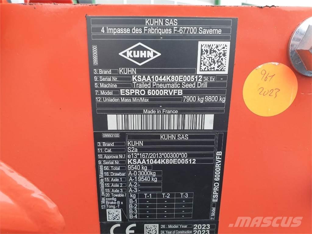 Kuhn ESPRO6000 Σπορείς