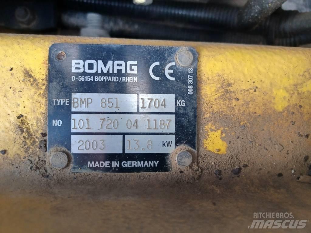 Bomag BMP 851 Κύλινδροι συμπίεσης εδάφους