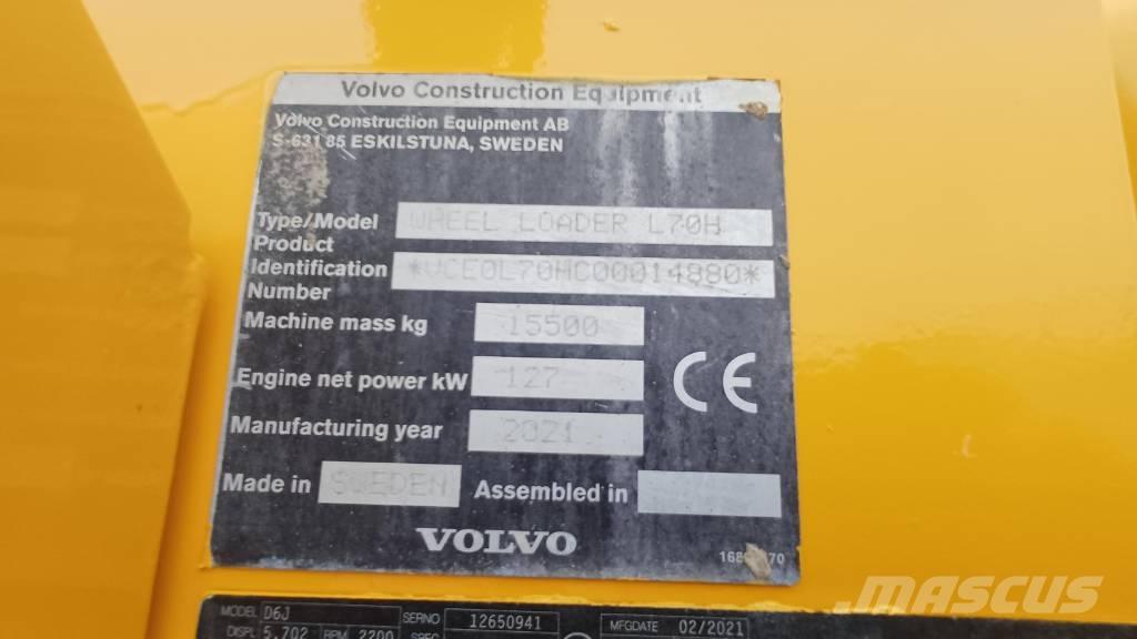 Volvo L 70 H Φορτωτές με λάστιχα (Τροχοφόροι)