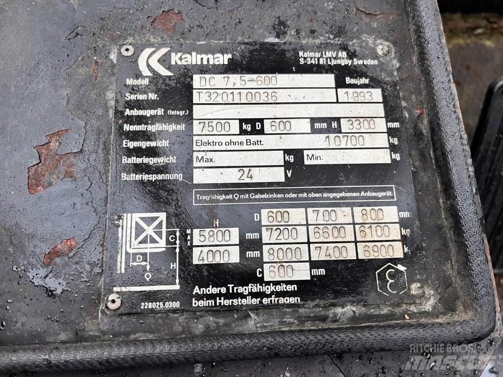 Kalmar DC7,5- 600 Περονοφόρα ανυψωτικά κλαρκ με φυσικό αέριο LPG