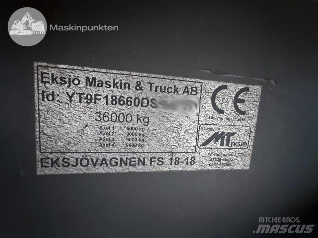  Eksjövagnen FS 18-18 Ρυμούλκες θρυμματισμένης ξυλείας