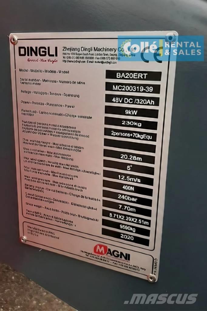 Magni BA20ERT | 2020 Ανυψωτήρες με αρθρωτό βραχίονα