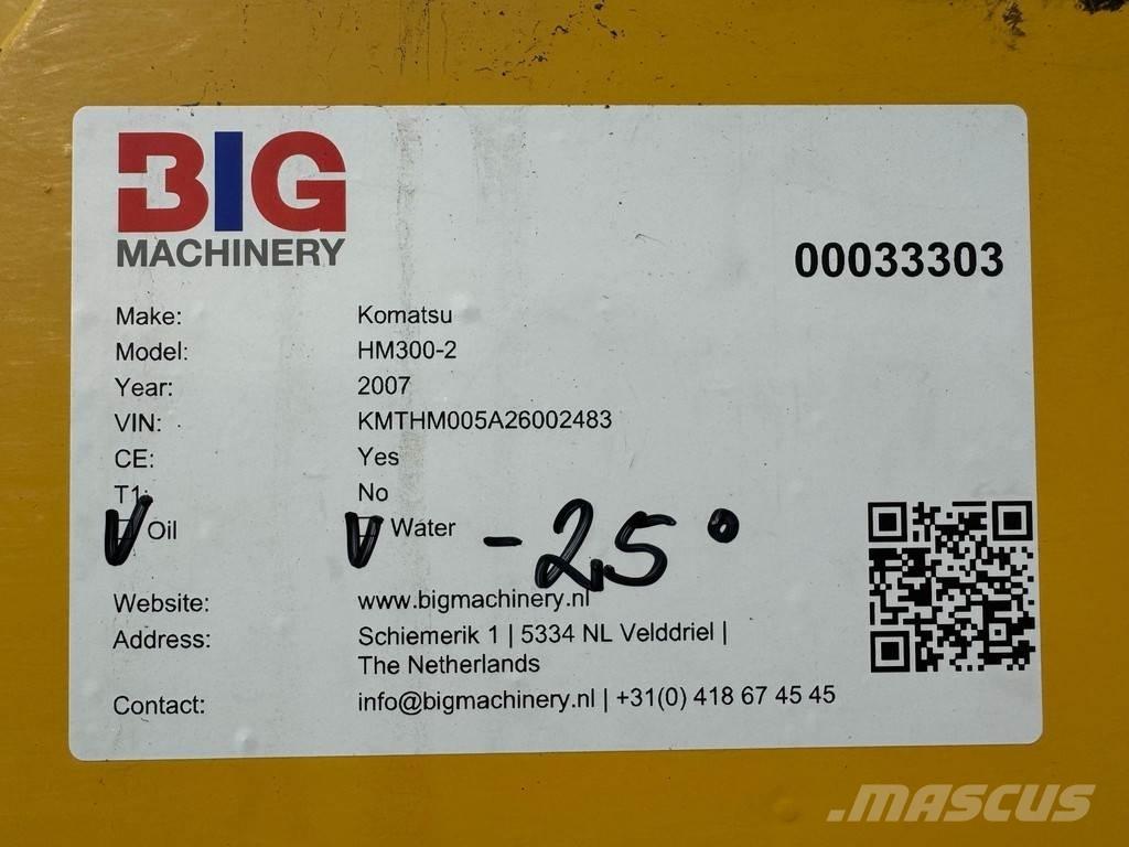 Komatsu HM300-2 Σπαστό Dump Truck ADT
