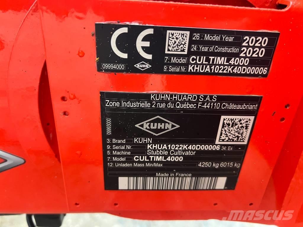 Kuhn CULTIM L4000 Καλλιεργητές - Ρίπερ