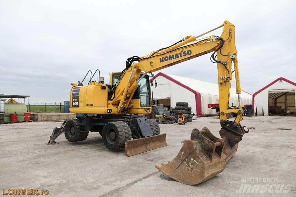 Komatsu PW 148-10 Εκσκαφείς με τροχούς - λάστιχα