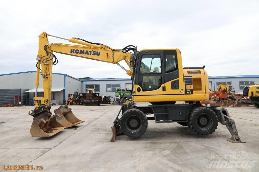 Komatsu PW 148-10 Εκσκαφείς με τροχούς - λάστιχα