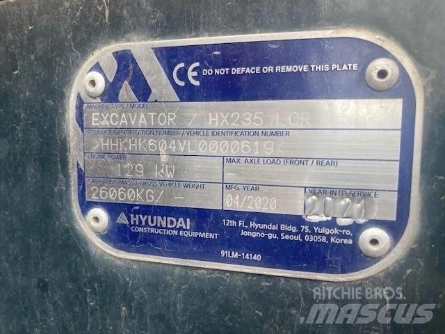 Hyundai HX 235 LCRD Εκσκαφείς με ερπύστριες