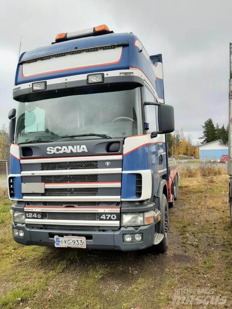Scania R 124 Φορτηγά με Γερανό