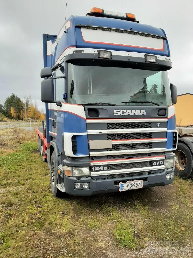 Scania R 124 Φορτηγά με Γερανό