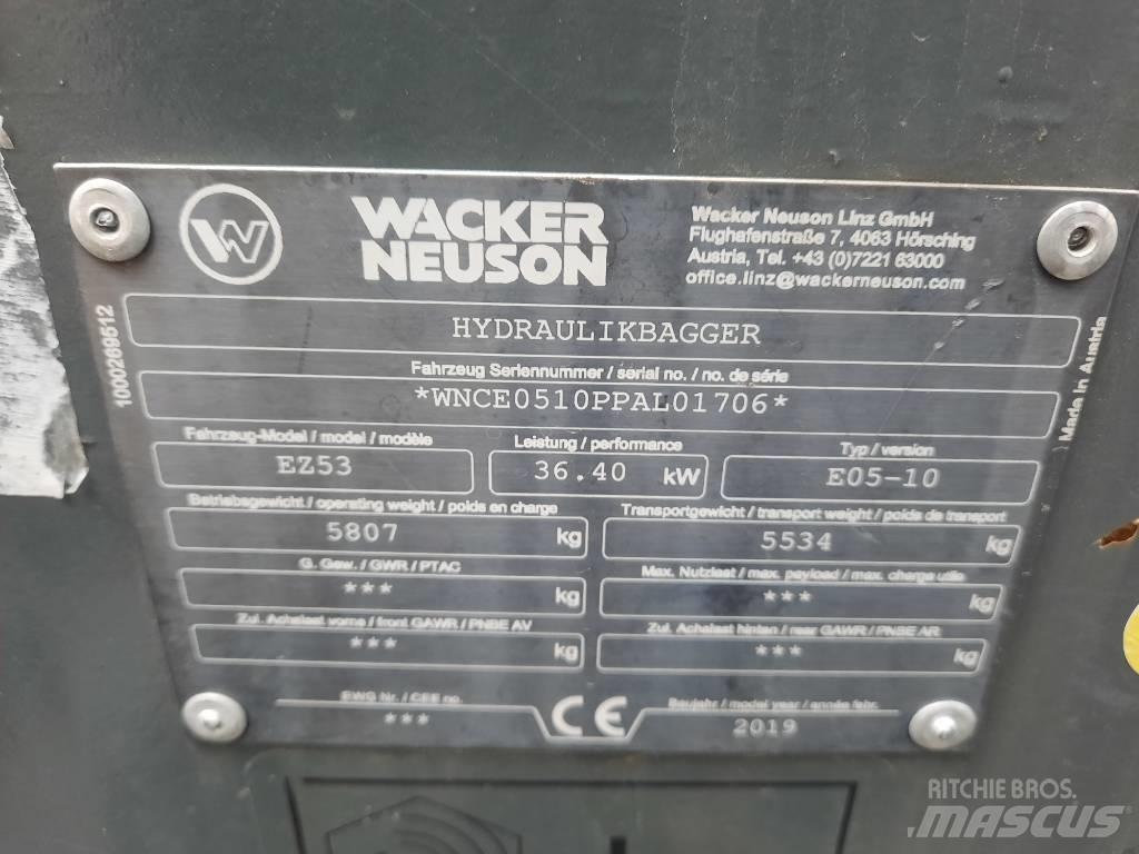 Wacker Neuson EZ 53 Εκσκαφάκι (διαβολάκι) < 7t