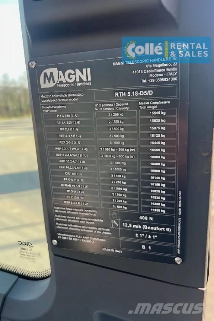 Magni RTH 5.18 | 2024 Τηλεσκοπικοί ανυψωτές