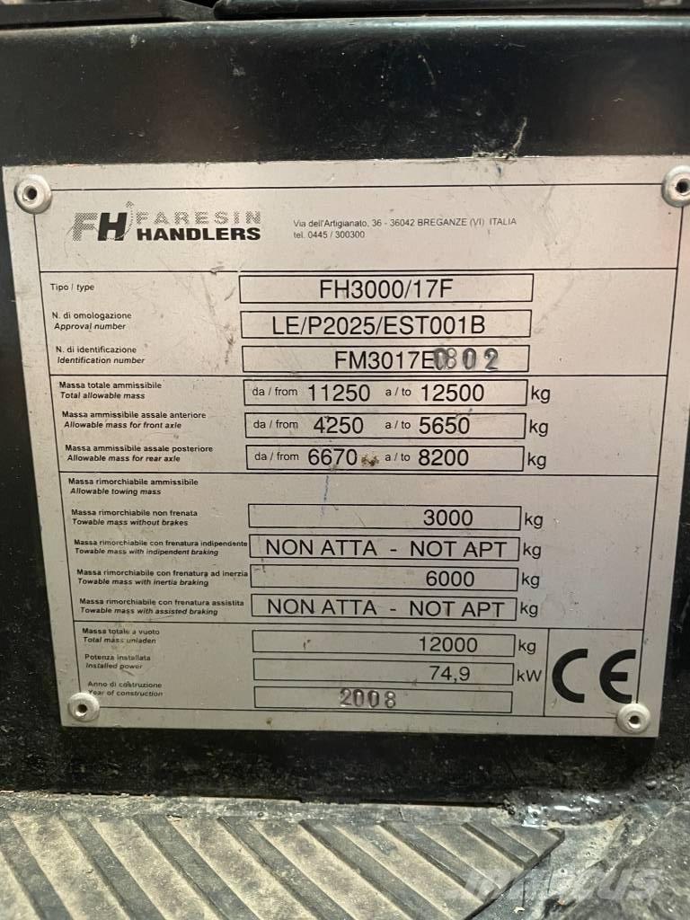 Faresin FH3000/17 Τηλεσκοπικοί ανυψωτές