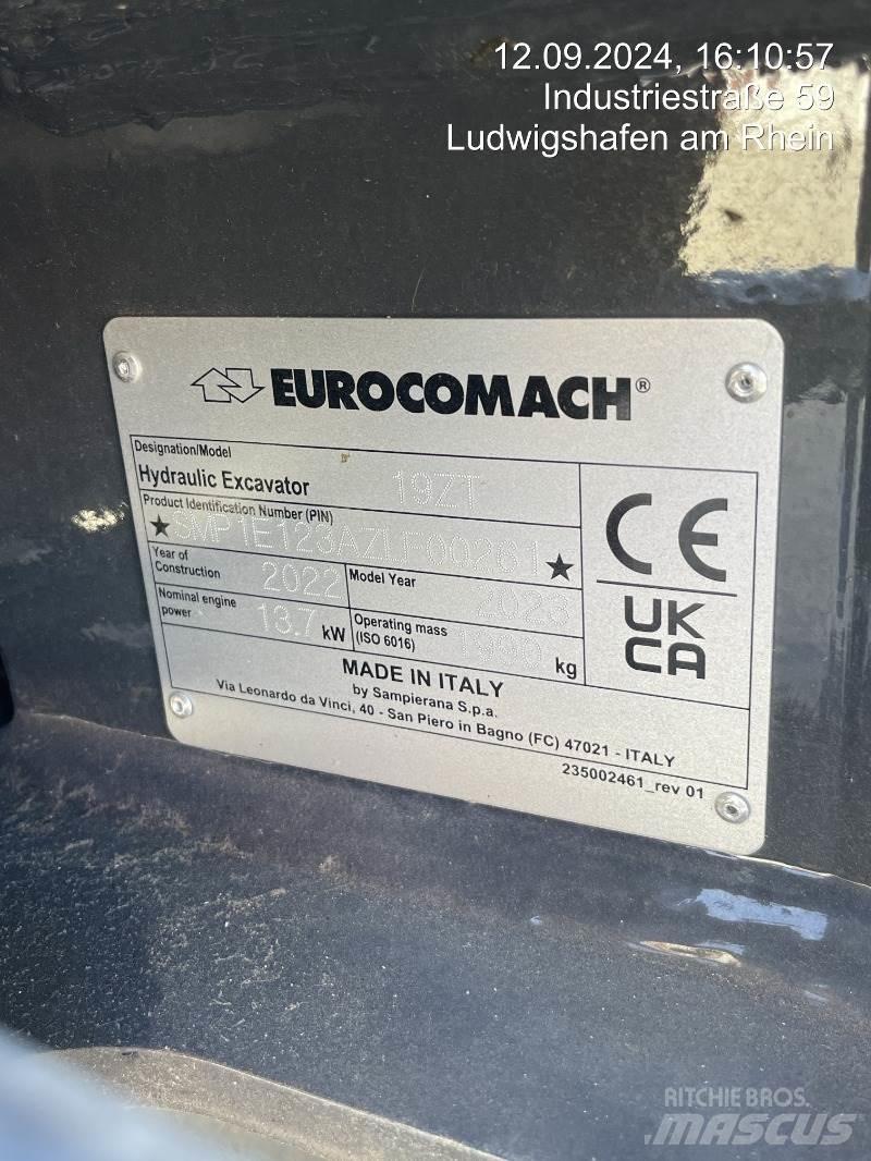 Eurocomach 19ZT Εκσκαφάκι (διαβολάκι) < 7t