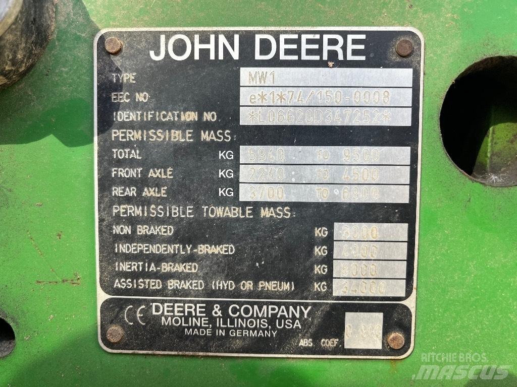 John Deere 6620 Τρακτέρ