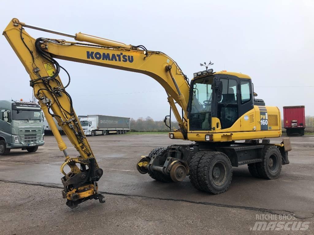 Komatsu PW160-7E0 Εκσκαφείς με τροχούς - λάστιχα