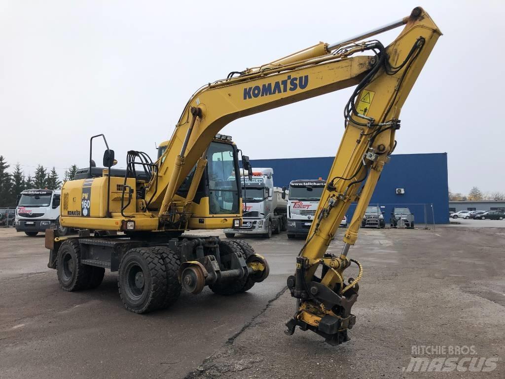Komatsu PW160-7E0 Εκσκαφείς με τροχούς - λάστιχα