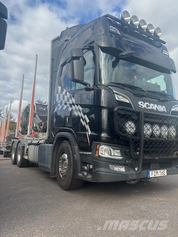 Scania R650B6X4NB Φορτηγά ξυλείας