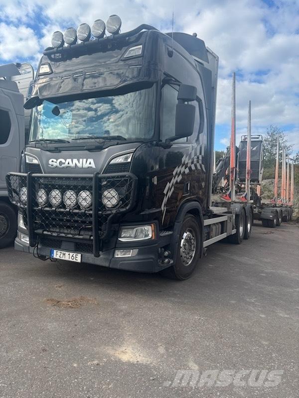Scania R650B6X4NB Φορτηγά ξυλείας