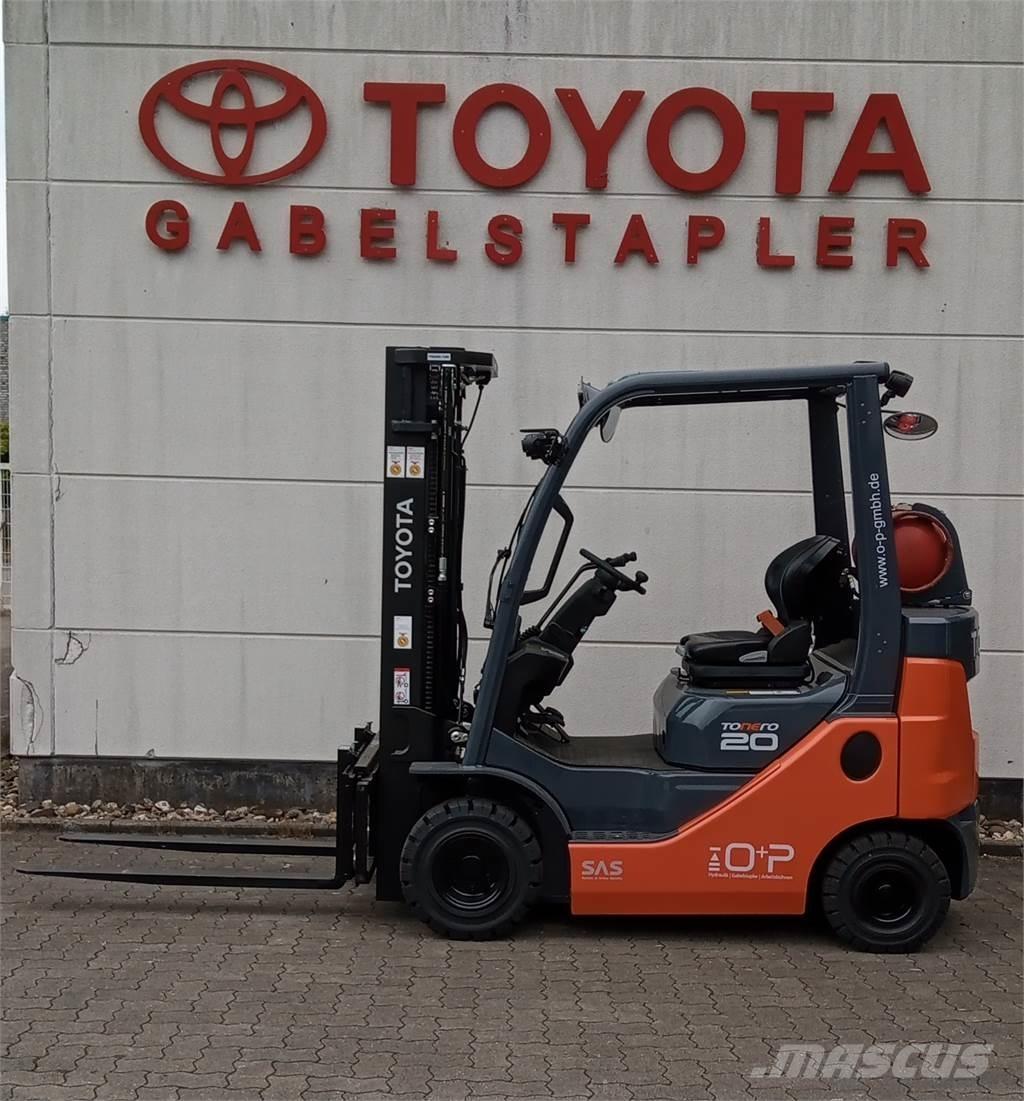 Toyota 02-8FGKF20 Περονοφόρα ανυψωτικά κλαρκ με φυσικό αέριο LPG