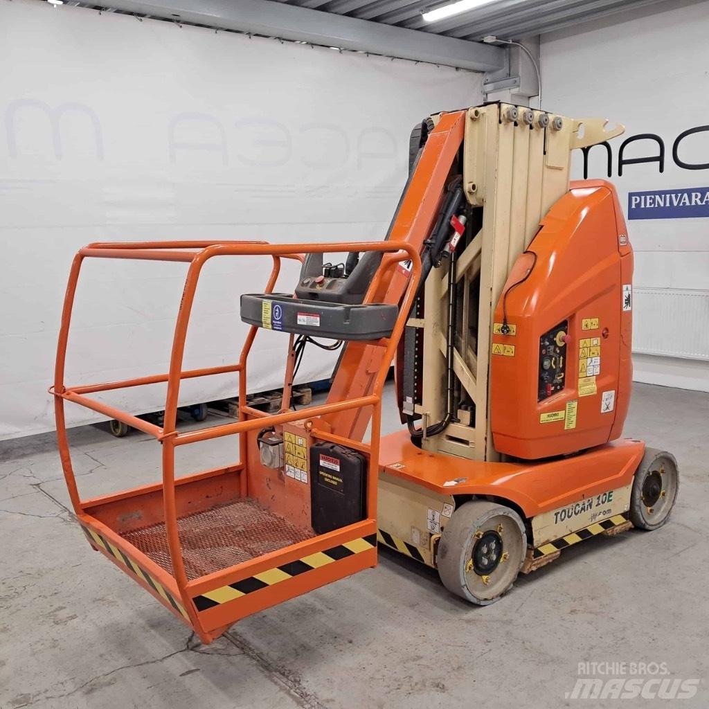 JLG Toucan 10 E Ανυψωτήρες με κατακόρυφους πυλώνες
