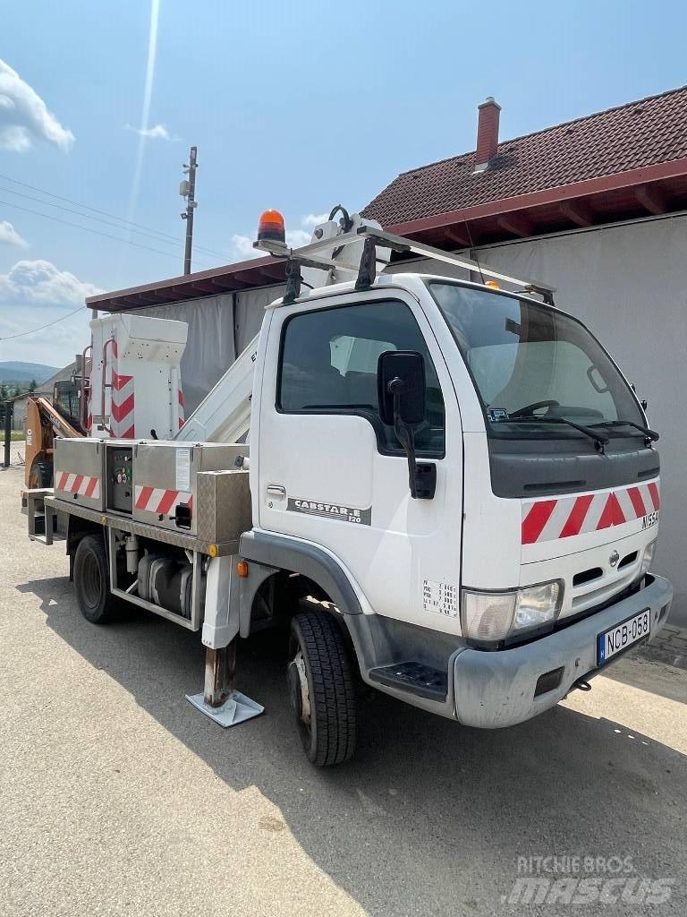 Nissan Cabstar Εναέριες πλατφόρμες τοποθετημένες σε φορτηγό