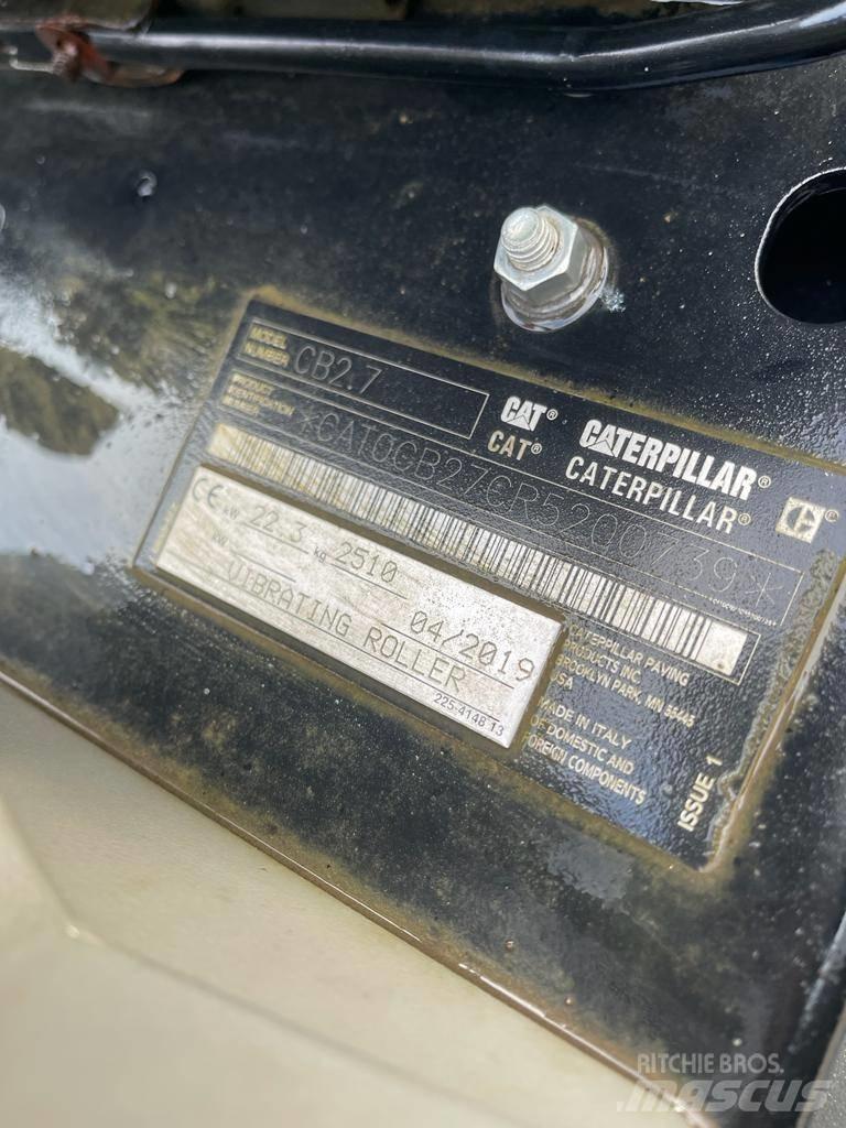 CAT CB 2.7 Οδοστρωτήρες διπλού κυλίνδρου