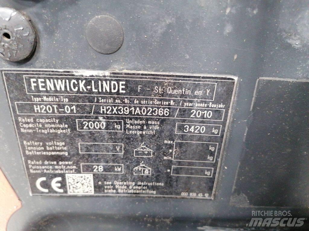Linde H20T-01 Περονοφόρα ανυψωτικά κλαρκ με φυσικό αέριο LPG