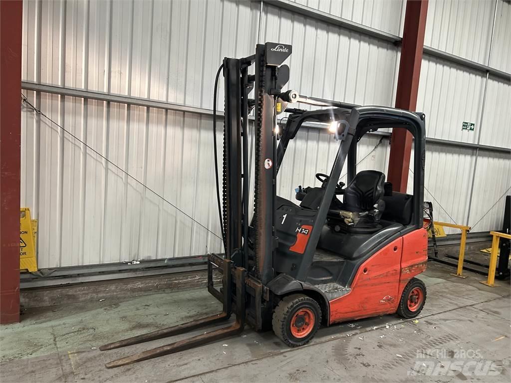 Linde H14T-01 Περονοφόρα ανυψωτικά κλαρκ με φυσικό αέριο LPG