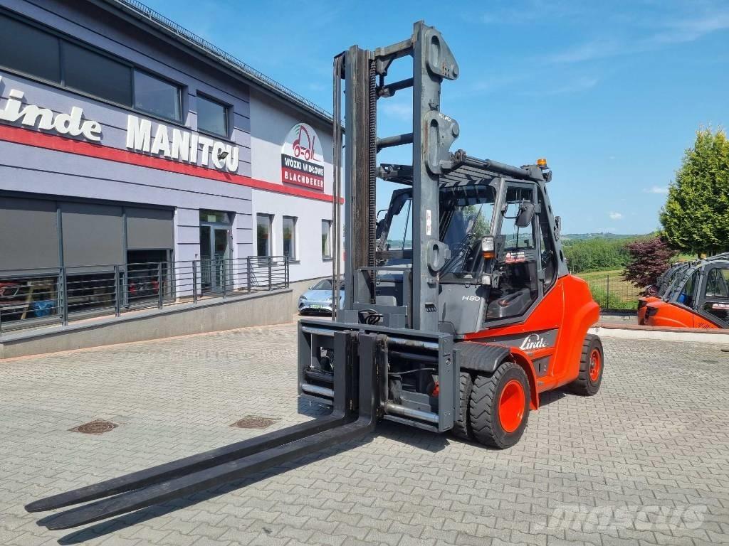 Linde H80T-01/900 Περονοφόρα ανυψωτικά κλαρκ με φυσικό αέριο LPG