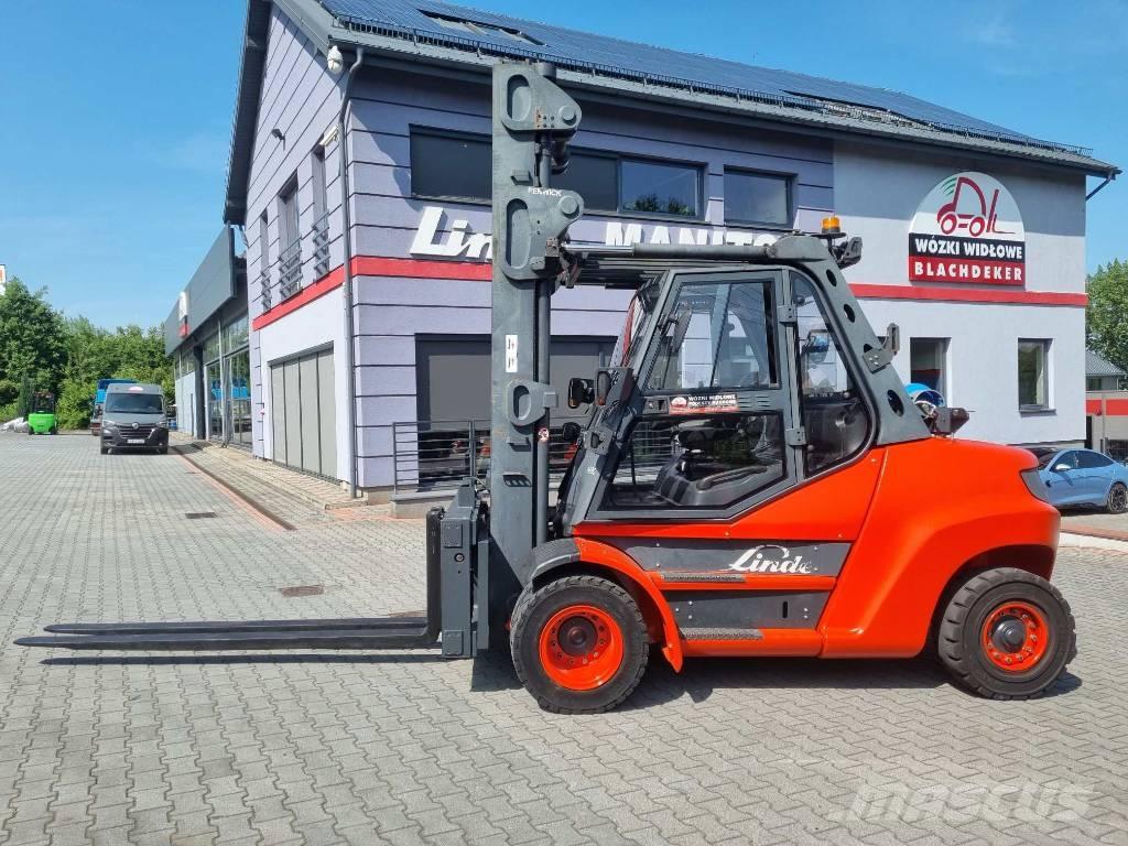 Linde H80T-01/900 Περονοφόρα ανυψωτικά κλαρκ με φυσικό αέριο LPG