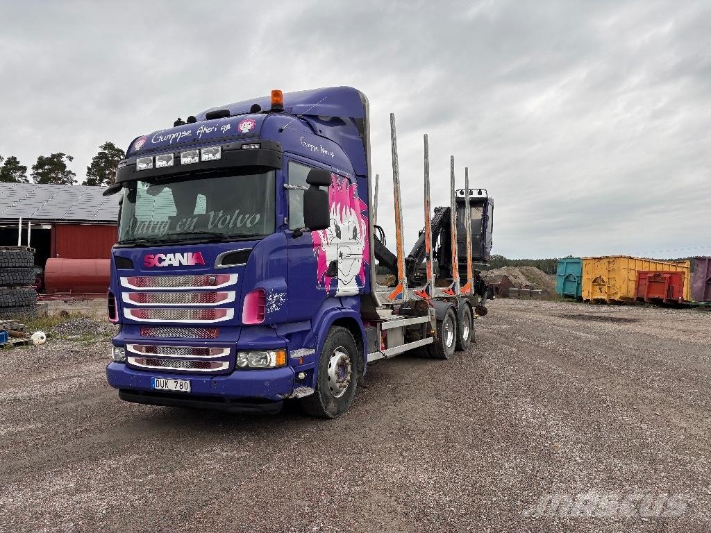 Scania 560. 6x4 Φορτηγά ξυλείας