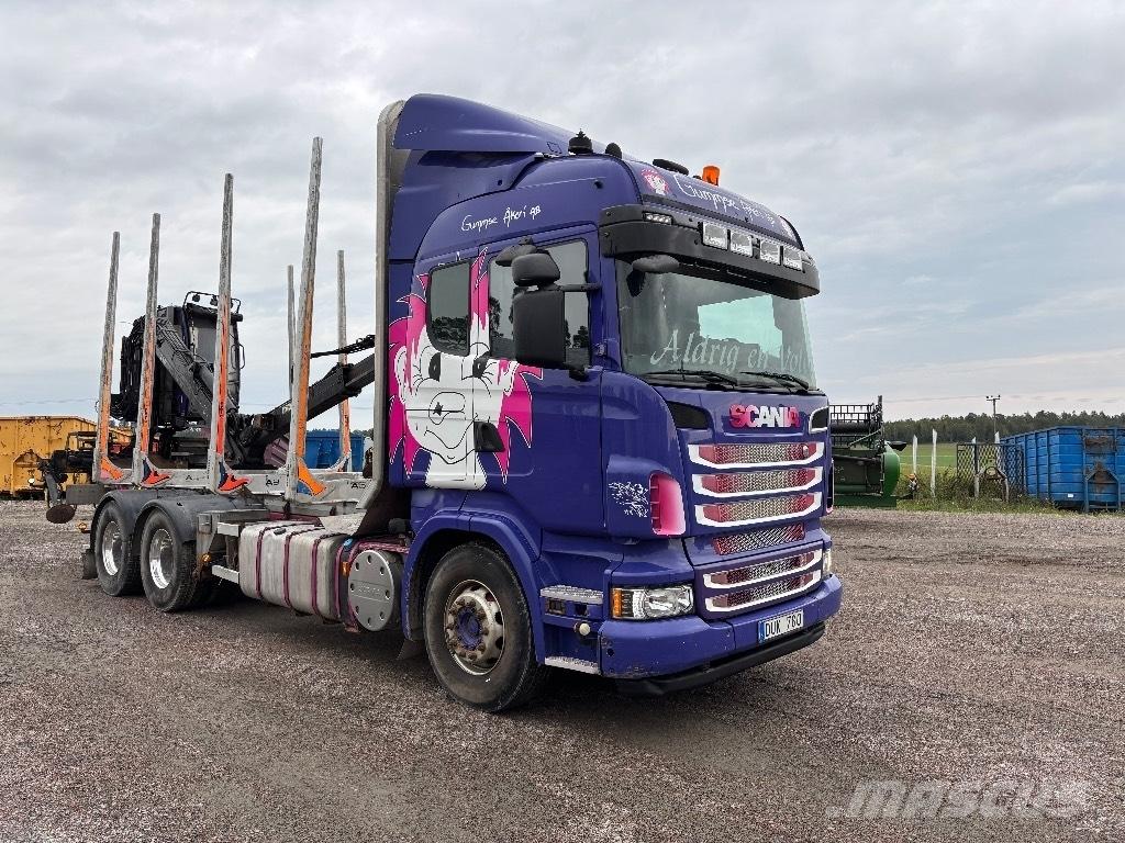 Scania 560. 6x4 Φορτηγά ξυλείας